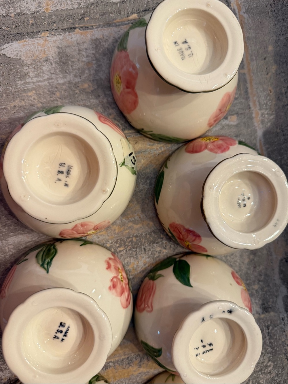 Desert Rose Sherbet Bowls - Picture 6 of 7